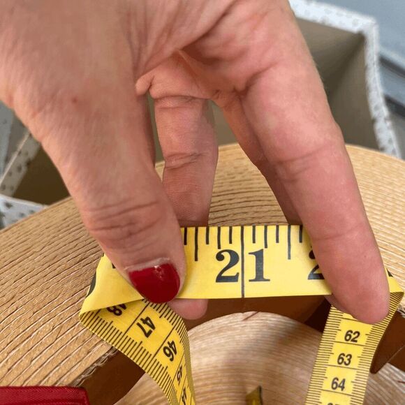 Vintage 50s/60s Gondolier Straw Hat Italy - Red Ribbon Trim, Antonio Toffani - Picture 11 of 12